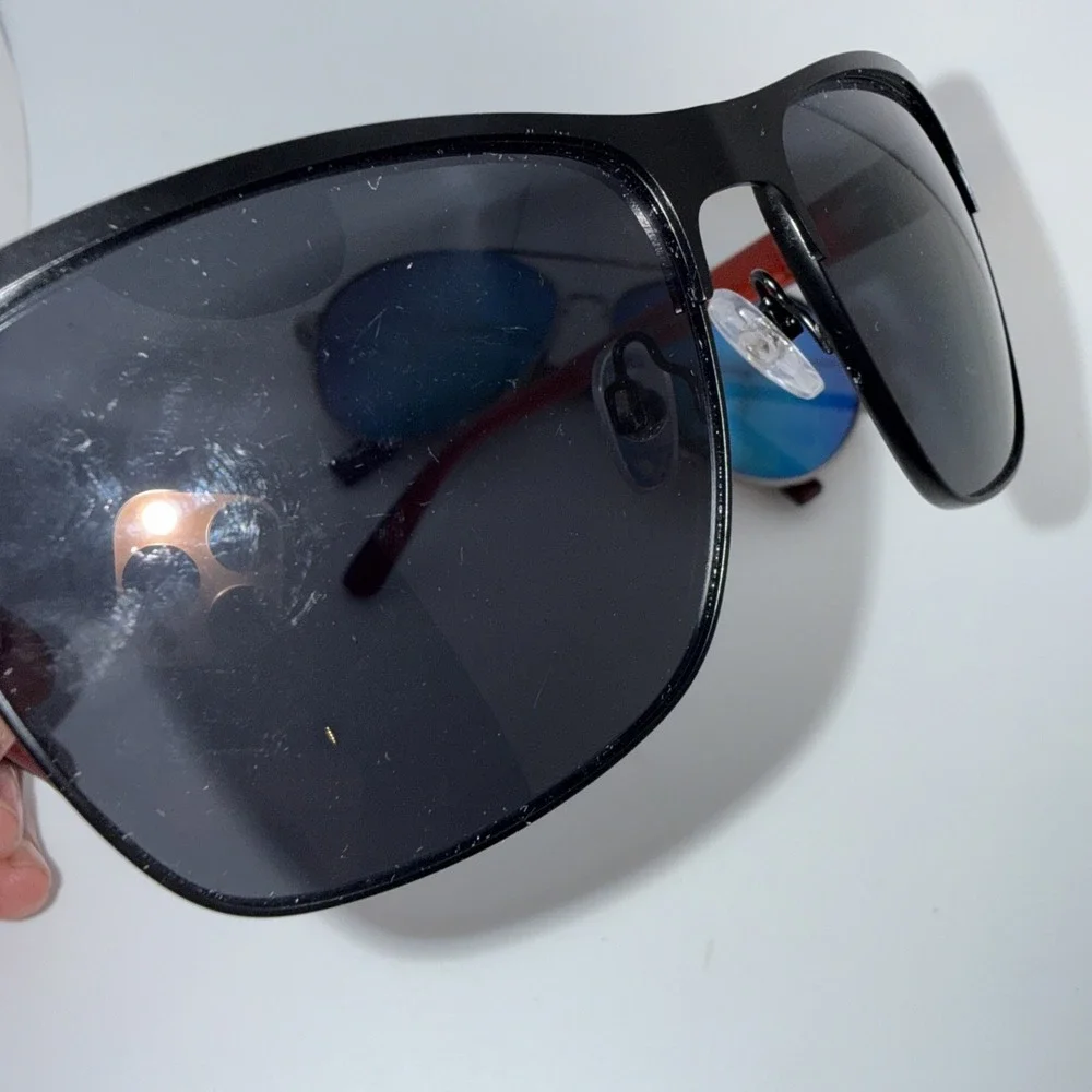 Lot of 2 pairs Authentic Chaps x Foster Grant Sunglasses- Silver & Black Aviator
